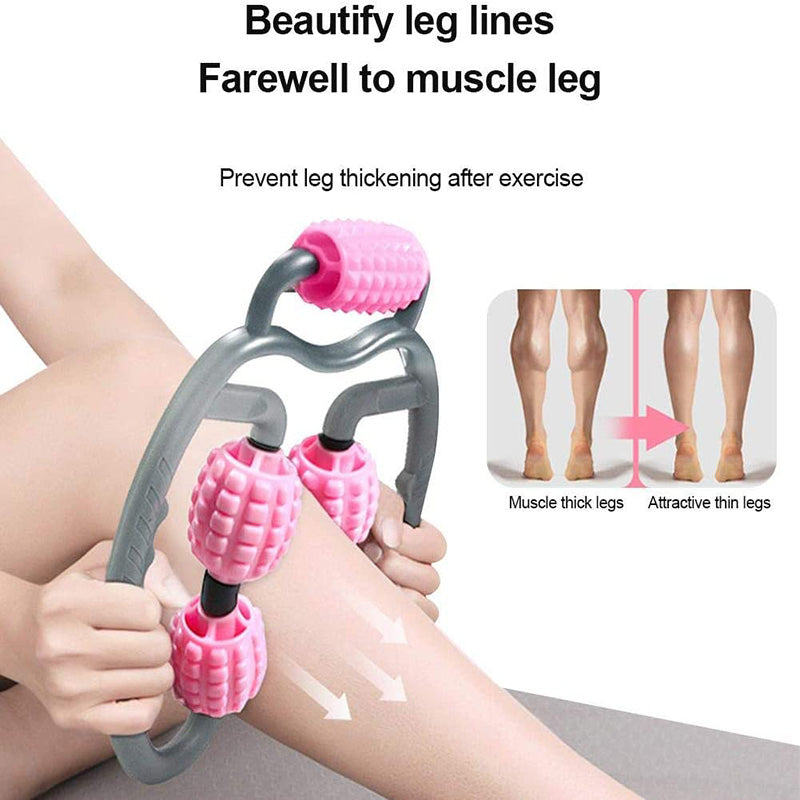 U-Shape Trigger Point Massage Roller — Full Body Muscle Recovery Tool
