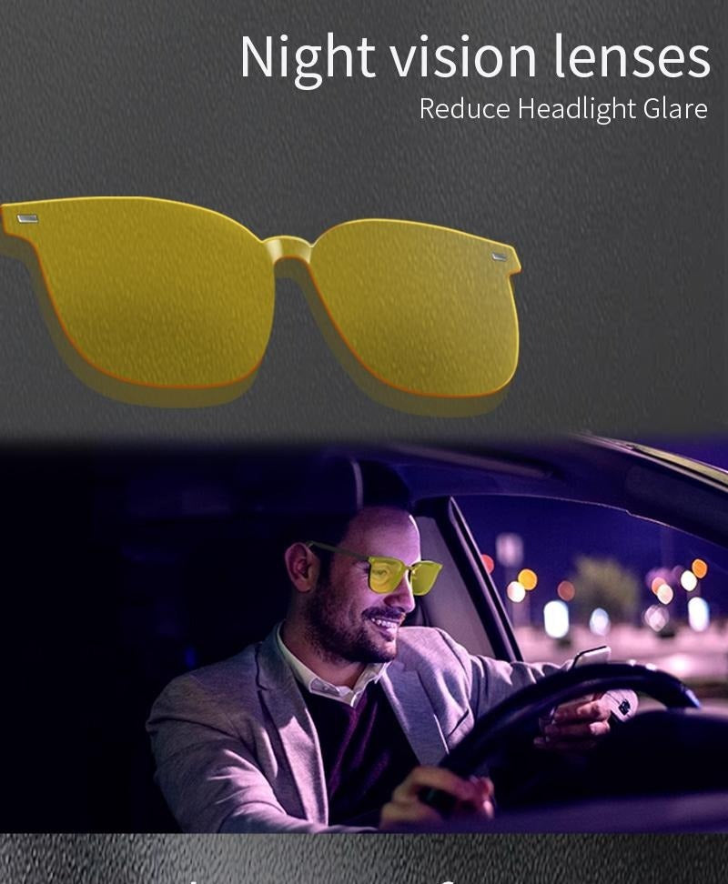 Smart AI Bluetooth Glasses — Interchangeable Lenses, Open-Ear Audio, 8H Battery