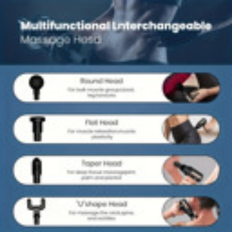 Mini Fascia Gun — Portable USB Rechargeable Percussion Muscle Massager