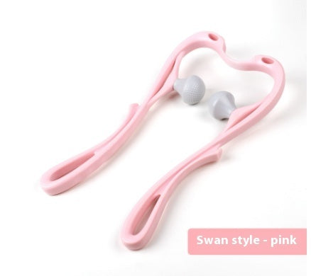 6-Roller Cervical Neck Massage Roller — Manual Deep Tissue & Muscle Relief