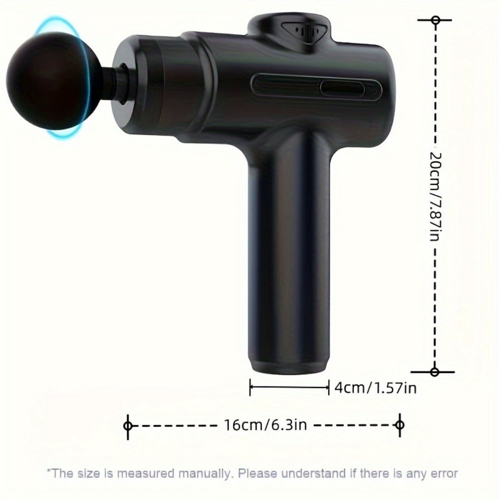Massage Gun Deep Tissue Percussion — 8 Interchangeable Heads