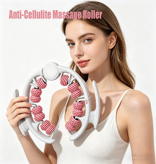 Anti-Cellulite Massage Roller — Lymphatic Drainage Fascia Blaster